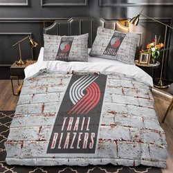 Portland Trail Blazers Bedding Set Duvet Cover Without Filler (Online Order Only)