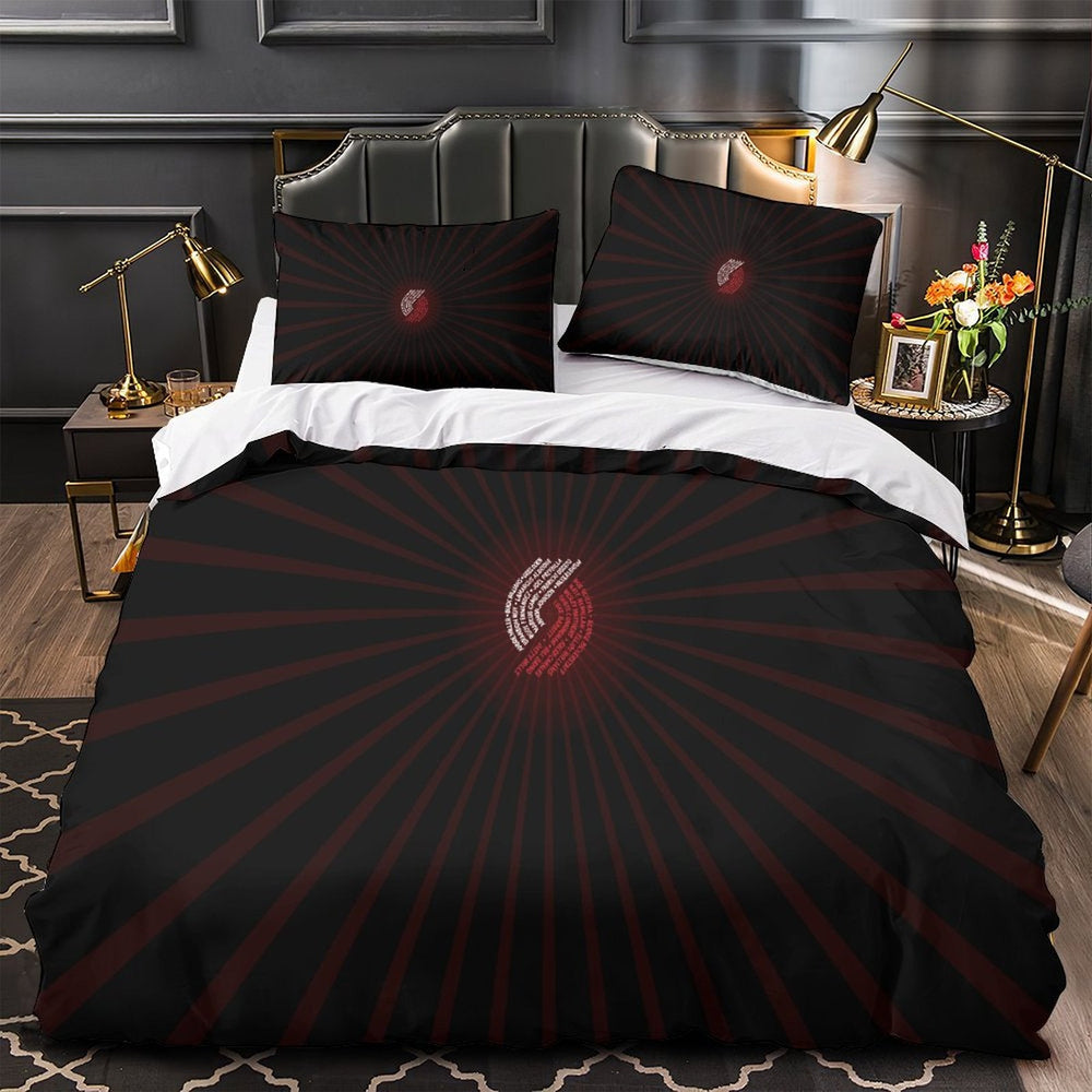 Portland Trail Blazers Bedding Set Duvet Cover Without Filler (Online Order Only)