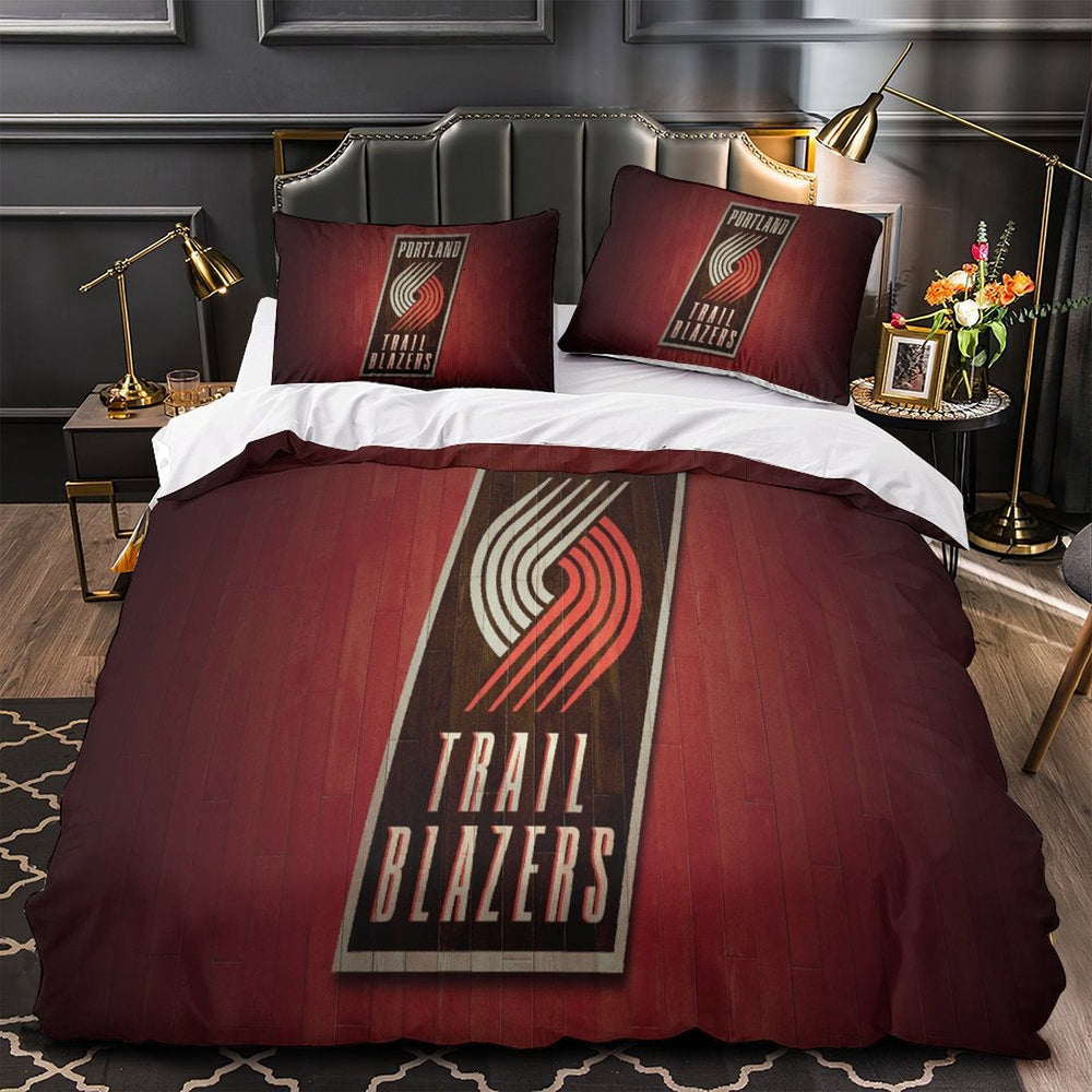 Portland Trail Blazers Bedding Set Duvet Cover Without Filler (Online Order Only)
