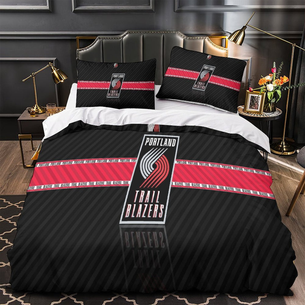 Portland Trail Blazers Bedding Set Duvet Cover Without Filler (Online Order Only)