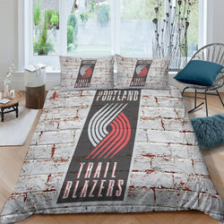 Portland Trail Blazers Bedding Set Duvet Cover Without Filler (Online Order Only)
