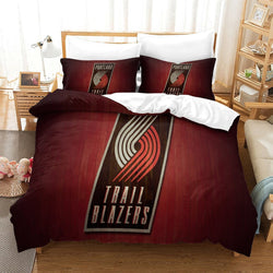 Portland Trail Blazers Bedding Set Duvet Cover Without Filler (Online Order Only)