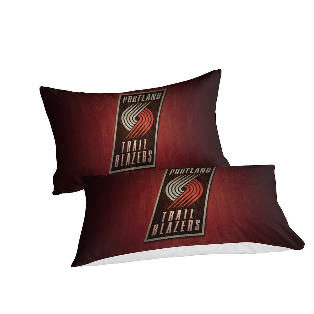 Portland Trail Blazers Bedding Set Duvet Cover Without Filler (Online Order Only)