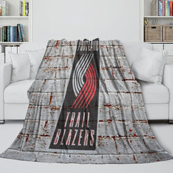 Portland Trail Blazers Blanket Flannel Fleece Throw Room Decoration (Online Order Only)