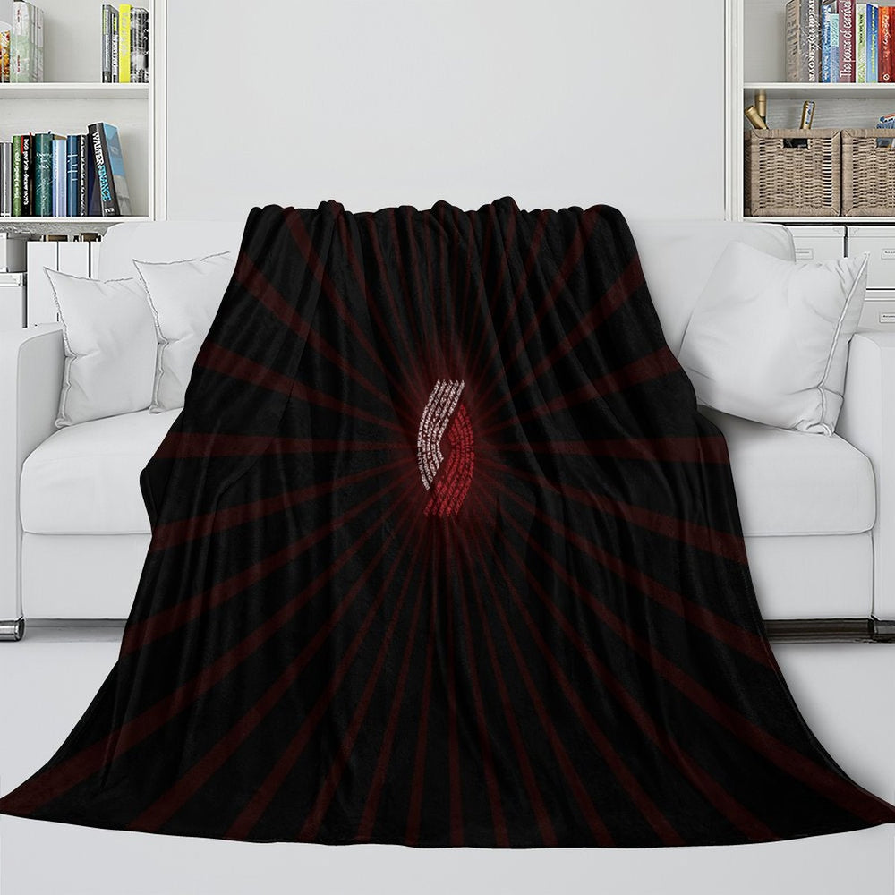 Portland Trail Blazers Blanket Flannel Fleece Throw Room Decoration (Online Order Only)
