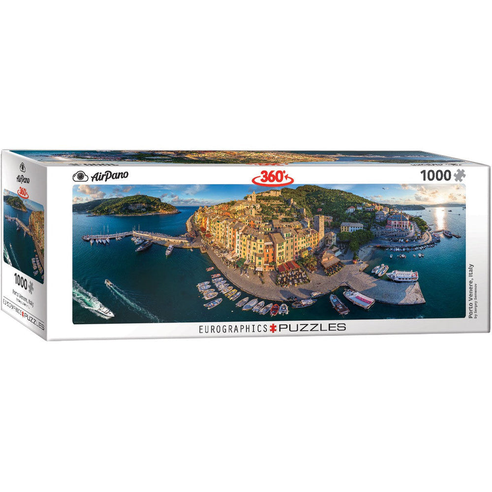 Porto Venere, Italy 1000 Piece Panoramic Jigsaw Puzzle Eurographics (ONLINE ORDER ONLY)