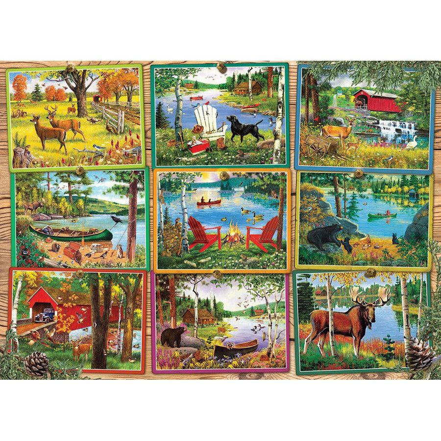 Postcards from Lake Country 1000 Piece Jigsaw Puzzle Cobble Hill (ONLINE ORDER ONLY)