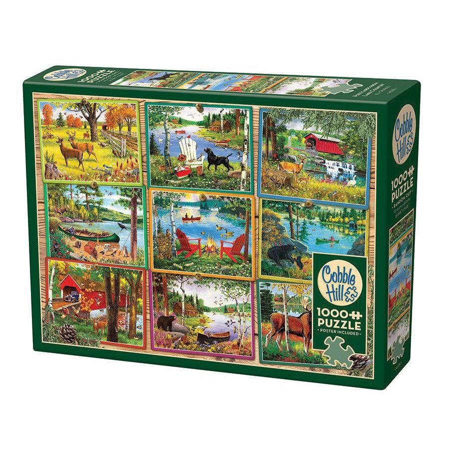 Postcards from Lake Country 1000 Piece Jigsaw Puzzle Cobble Hill (ONLINE ORDER ONLY)