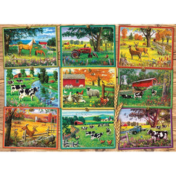 Postcards from the Farm 1000 Piece Jigsaw Puzzle Cobble Hill (ONLINE ORDER ONLY)
