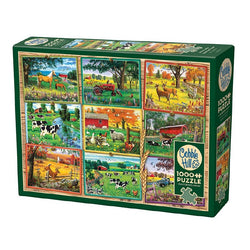 Postcards from the Farm 1000 Piece Jigsaw Puzzle Cobble Hill (ONLINE ORDER ONLY)