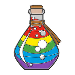 Potion Bottle - Hard Enamel Adventure Dice Pin Metal by Norse Foundry (ONLINE ORDER ONLY)