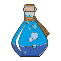 Potion Bottle - Hard Enamel Adventure Dice Pin Metal by Norse Foundry (ONLINE ORDER ONLY)