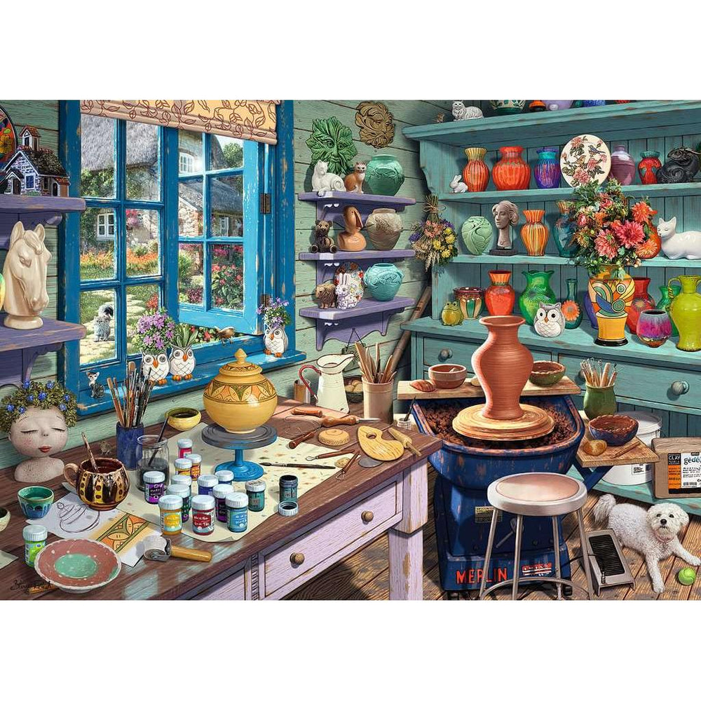 Pottery Studio Sanctuary 500 Piece Jigsaw Puzzle Ravensburger (ONLINE ORDER ONLY)