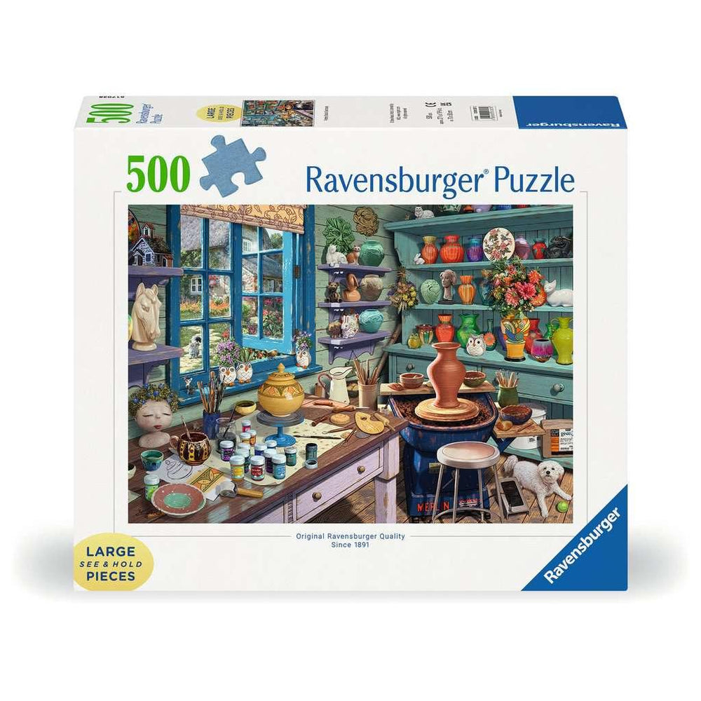 Pottery Studio Sanctuary 500 Piece Jigsaw Puzzle Ravensburger (ONLINE ORDER ONLY)
