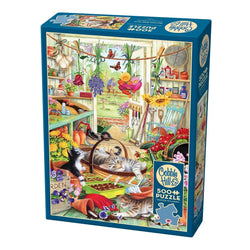 Potting Shed Cats 500 Piece Jigsaw Puzzle Cobble Hill (ONLINE ORDER ONLY)
