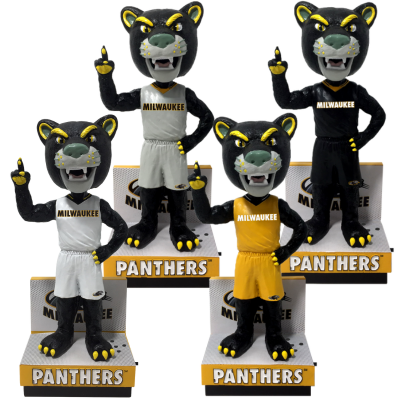 Pounce Panther Milwaukee Panthers Fight Song Mascot Bobbleheads (ONLINE ORDER ONLY)