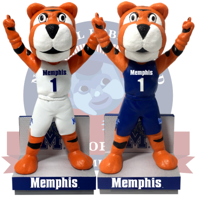 Pouncer the Tiger Memphis Tigers Mascot Bobbleheads (ONLINE ORDER ONLY)