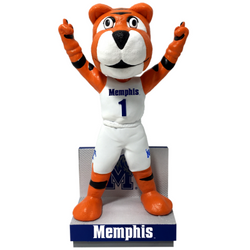 Pouncer the Tiger Memphis Tigers Mascot Bobbleheads (ONLINE ORDER ONLY)