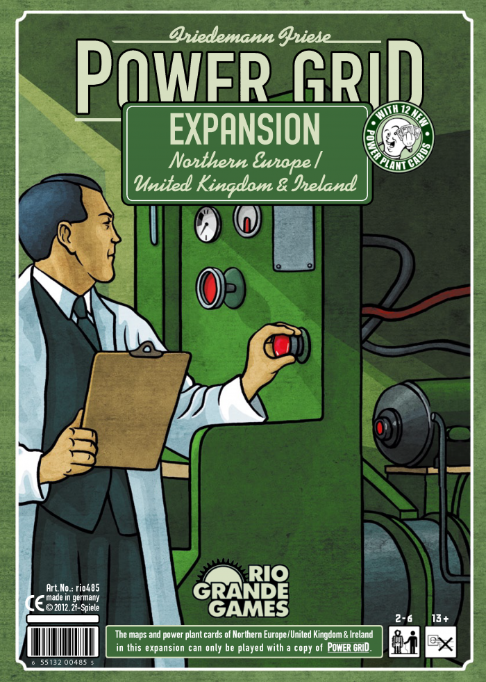 Power Grid: Northern Europe/United Kingdom & Ireland (ONLINE ORDER ONLY)