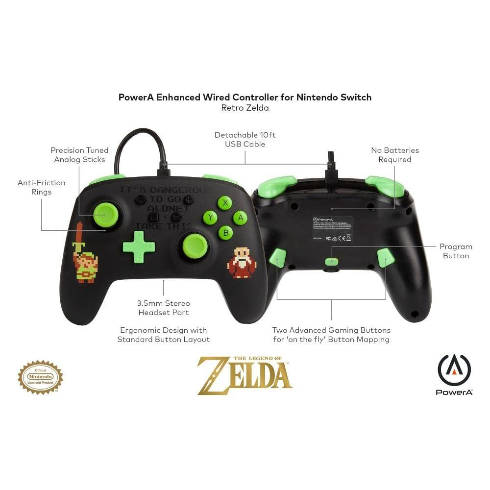 PowerA Enhanced Wired Controller for Nintendo Switch- The Legend of Zelda (Online Order Only)
