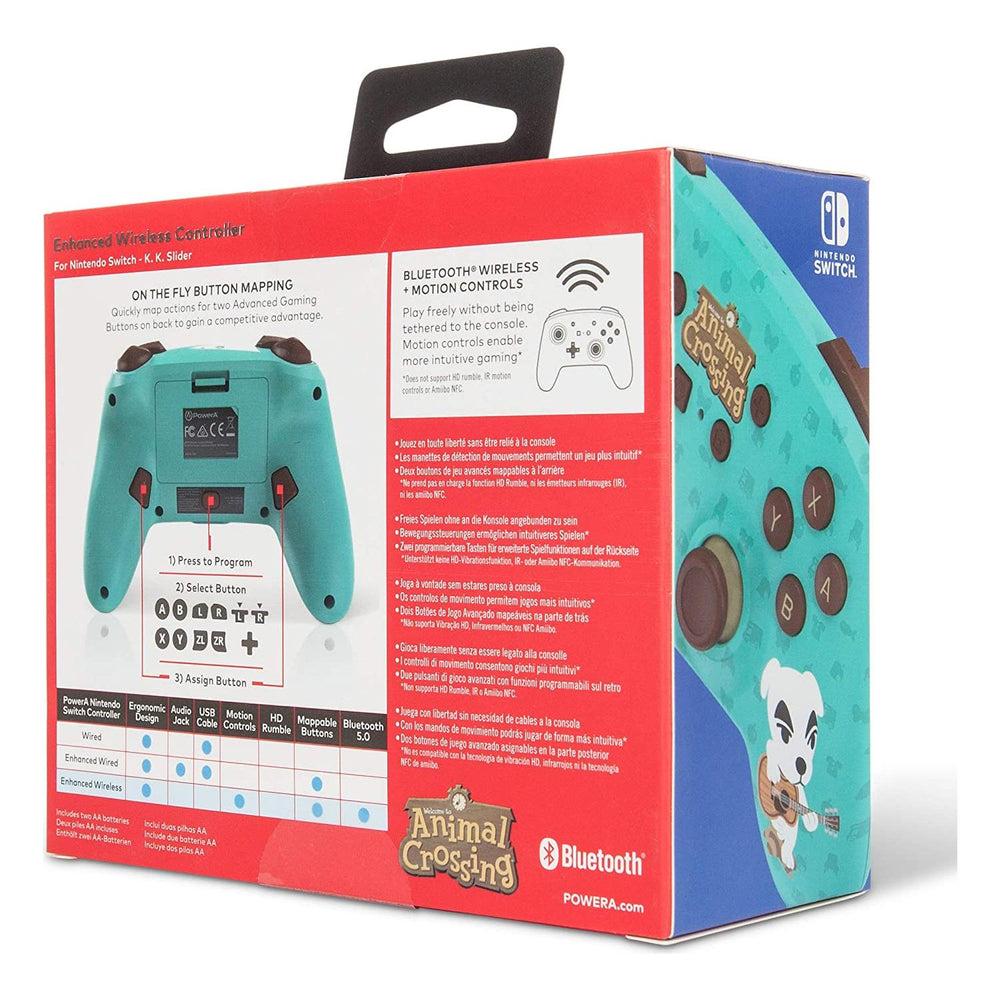 PowerA Enhanced Wireless Controller for Nintendo Switch - Animal Crossing: K.K. Slider (Online Order Only)