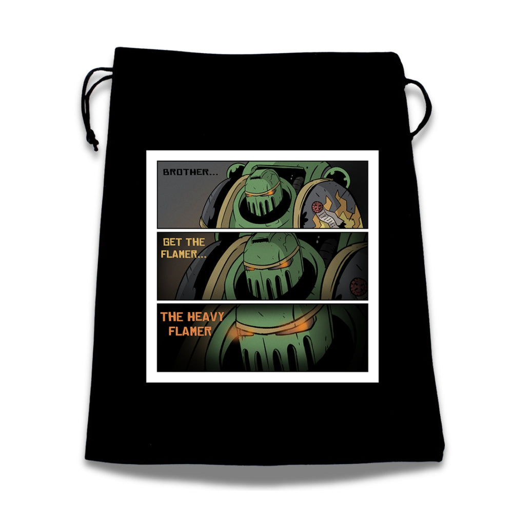 Flames for War |  Premium Dice Bag (ONLINE ORDER ONLY)