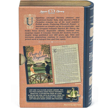 Pride & Prejudice Double-Sided 252 Piece Jigsaw Puzzle Professor Puzzle (ONLINE ORDER ONLY)