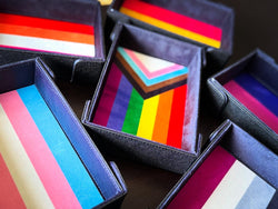 Pride Dice Tray of Folding™ Magnetic - Lesbian (ONLINE ORDER ONLY)