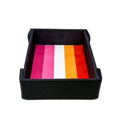 Pride Dice Tray of Folding™ Magnetic - Lesbian (ONLINE ORDER ONLY)
