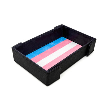 Pride Dice Tray of Folding™ Magnetic - Transgender (ONLINE ORDER ONLY)