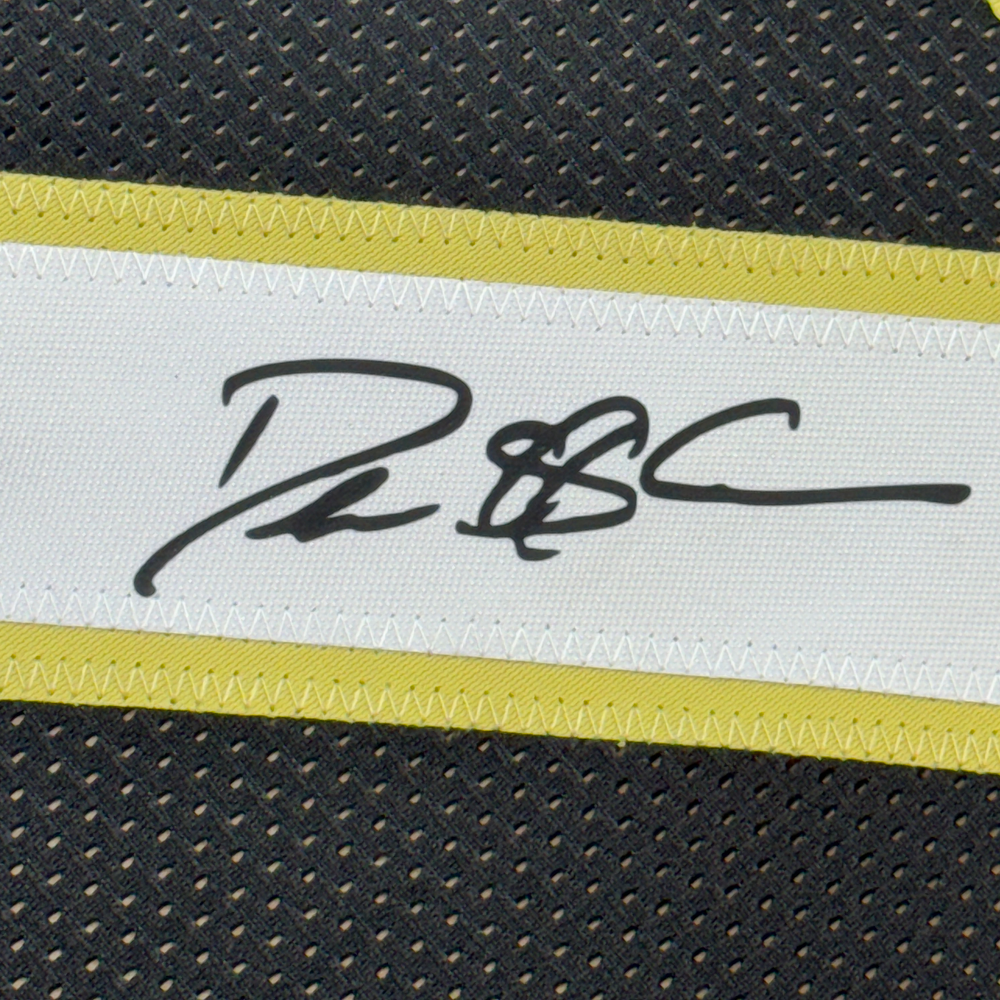 Framed Facsimile Autographed Coach Prime Deion Sanders 35x39 Colorado Black Reprint Laser Auto College Football Jersey (ONLINE ORDER ONLY)