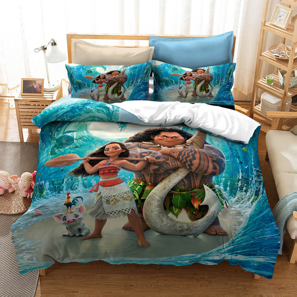 Princess Moana Cosplay Bedding Set Quilt Cover Without Filler (Online Order Only)