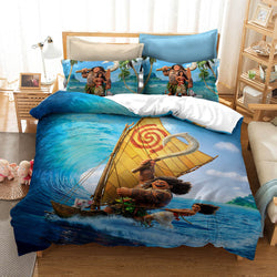 Princess Moana Cosplay Bedding Set Quilt Cover Without Filler (Online Order Only)