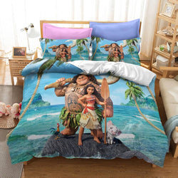 Princess Moana Cosplay Bedding Set Quilt Cover Without Filler (Online Order Only)