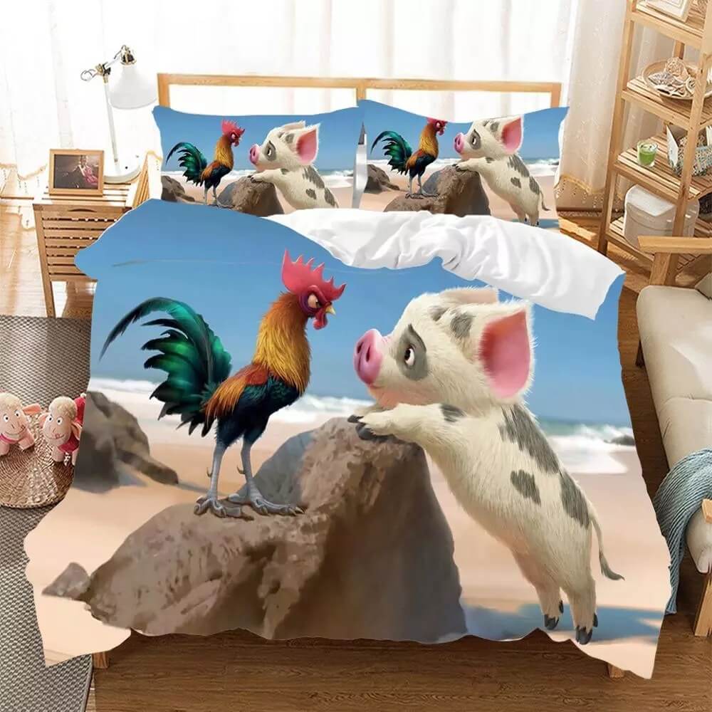 Princess Moana Cosplay Bedding Set Quilt Cover Without Filler (Online Order Only)