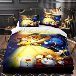 Princess Snow White Cinderella Belle Bedding Set Quilt Duvet Cover Sets (Online Order Only)