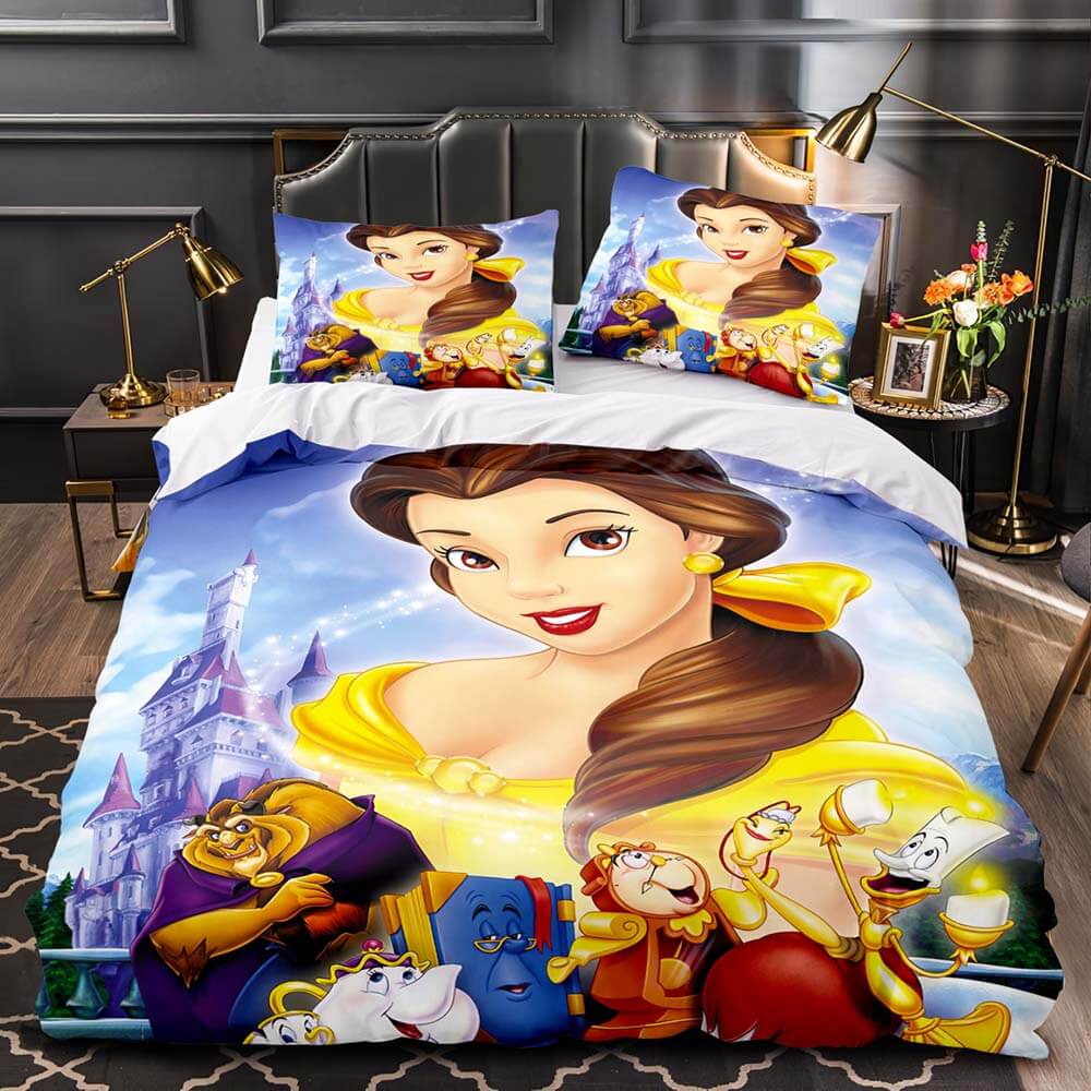 Princess Snow White Cinderella Rapunzel Merida Bedding Set Duvet Cover (Online Order Only)
