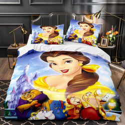 Princess Snow White Cinderella Rapunzel Merida Bedding Set Duvet Cover (Online Order Only)