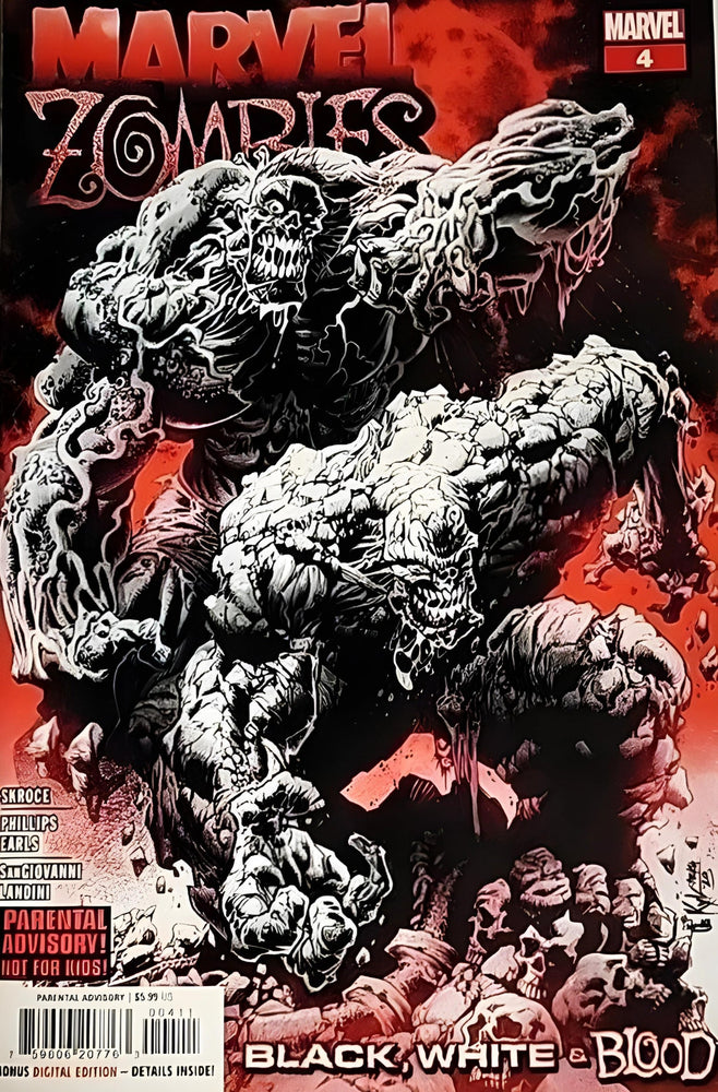 Marvel Zombies: Black, White & Blood (2023) #4 (Online Order Only)