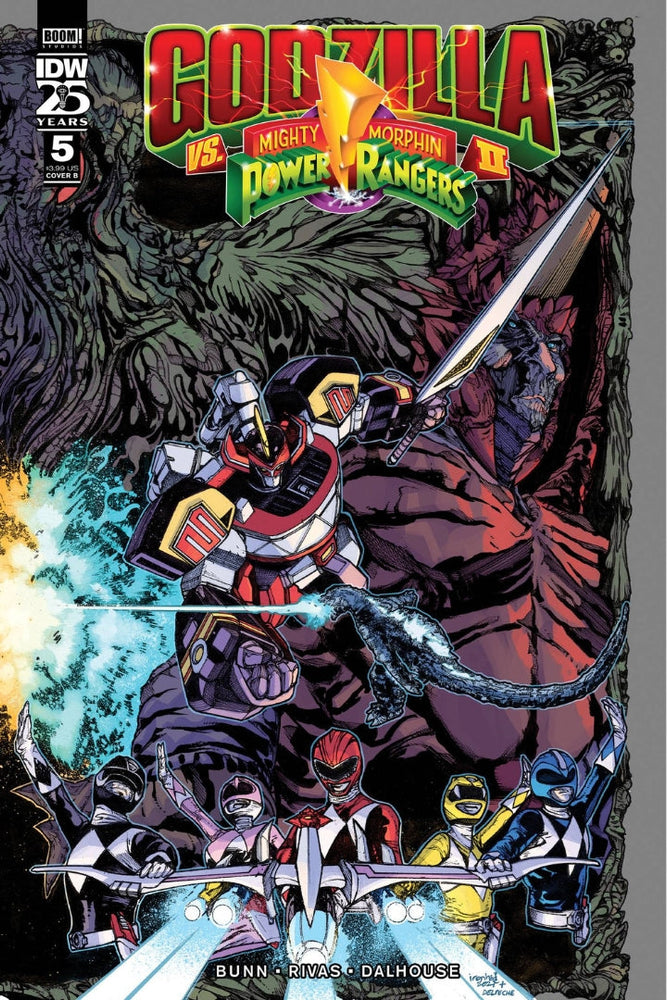 Godzilla Vs. The Mighty Morphin Power Rangers (2024) #5B (Online Order Only)