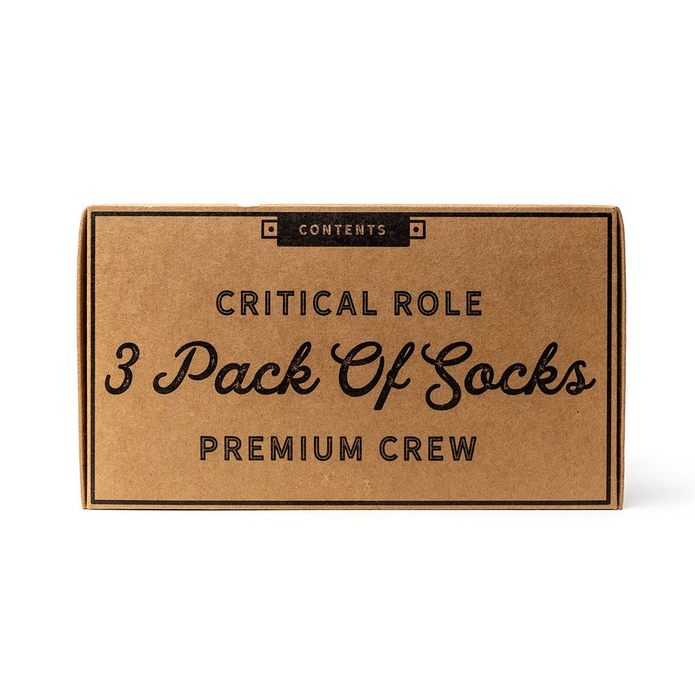 Critical Role: Sock Set - 3-Pack (ONLINE ORDER ONLY)