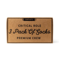 Critical Role: Sock Set - 3-Pack (ONLINE ORDER ONLY)