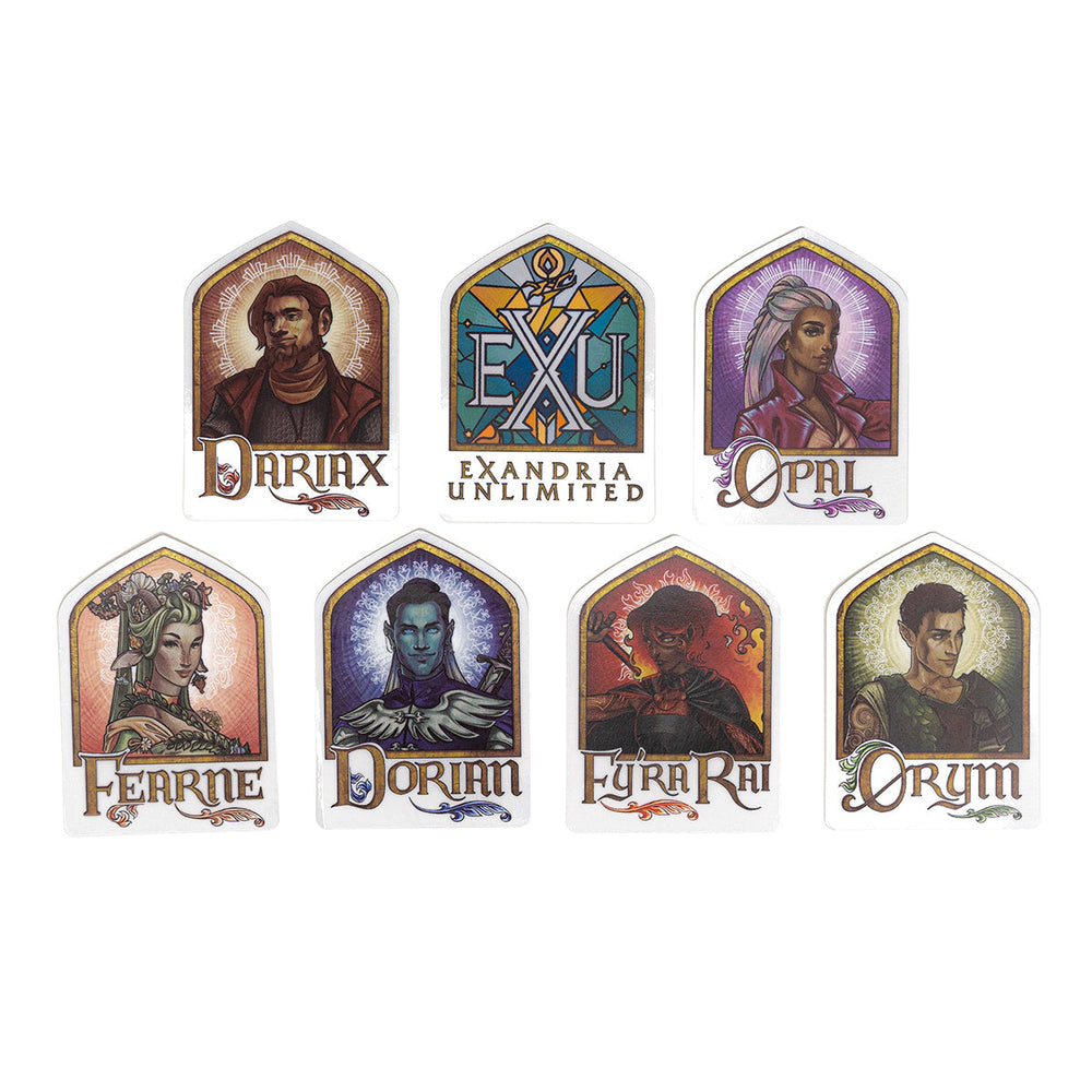 Critical Role: Exandria Unlimited Sticker Set 7-Pack (ONLINE ORDER ONLY)