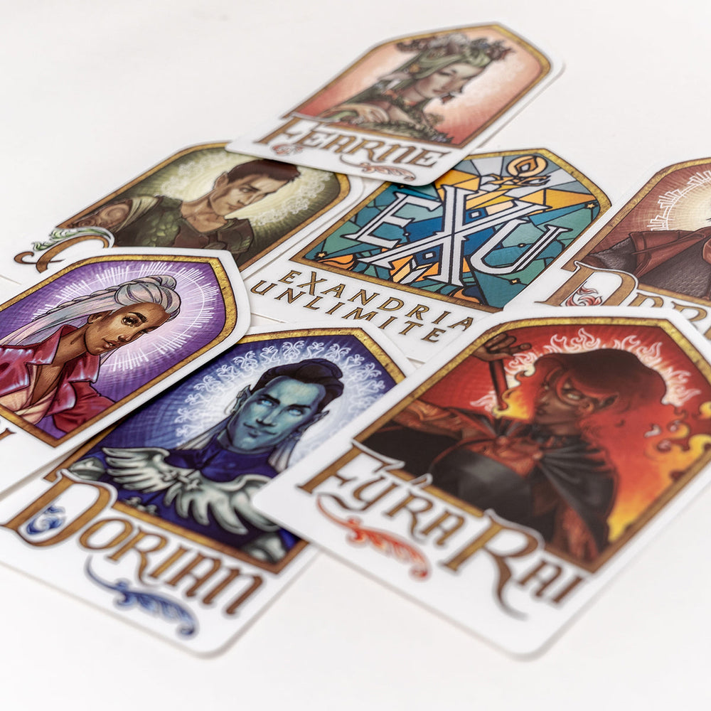 Critical Role: Exandria Unlimited Sticker Set 7-Pack (ONLINE ORDER ONLY)