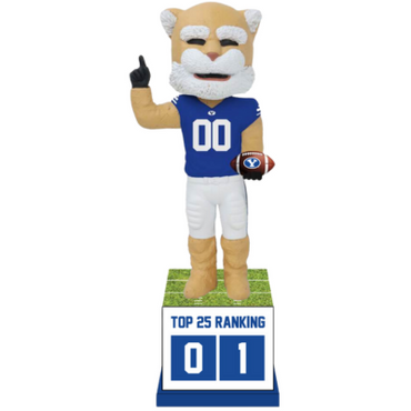 BYU Cougars Football Top 25 Ranking Tracker Bobblehead (Presale) (ONLINE ORDER ONLY)