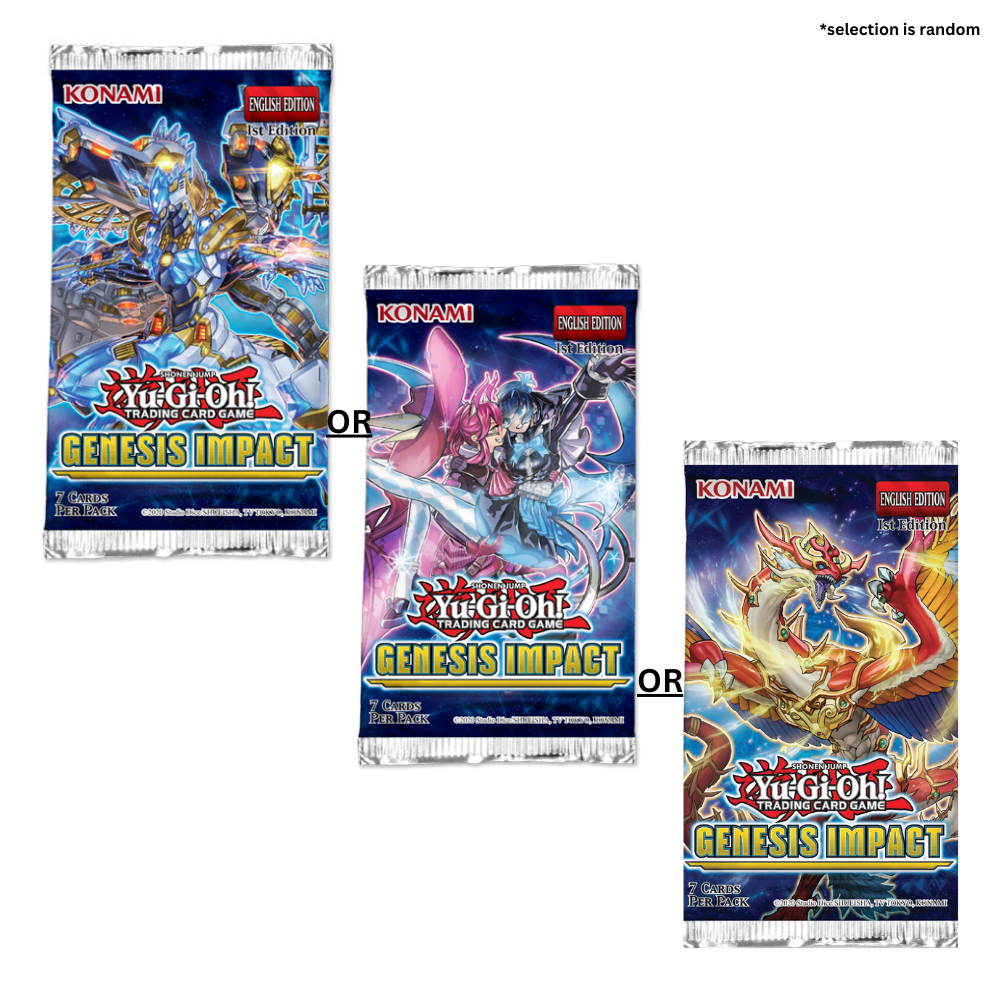 Yu-Gi-Oh! Trading Card Game: Genesis Impact Booster Pack (7 Cards) (ONLINE ORDER ONLY)