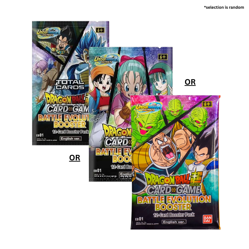 Dragon Ball Super Trading Card Game - Battle Evolution Booster Pack (12 Cards) (ONLINE ORDER ONLY)