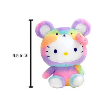 Fiesta: Sanrio - Hello Kitty Rainbow Sherbet (Bear) 9.5-Inch Plush (ONLINE ORDER ONLY)