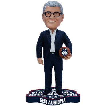 Geno Auriemma UConn Huskies 2025 NCAA Women's Basketball National Champions Bobbleheads (Presale) (ONLINE ORDER ONLY)