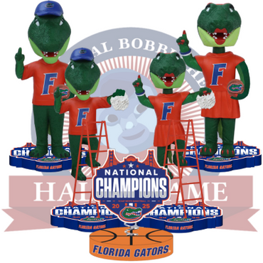 Florida Gators 2025 NCAA Men's Basketball National Champions Bobbleheads (Presale) (ONLINE ORDER ONLY)